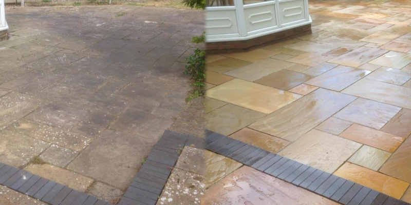 driveway cleaning Pressure-hose your patios!